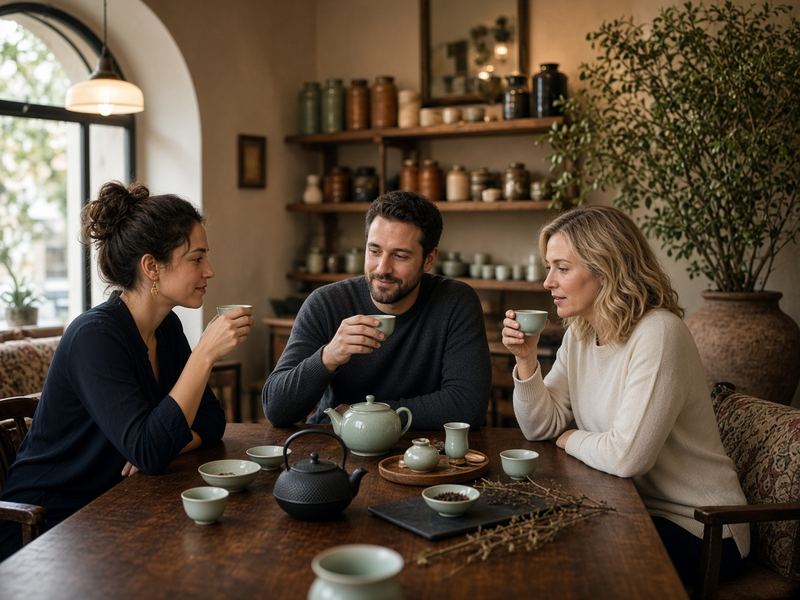 Private tasting at Citizravvi Tea House